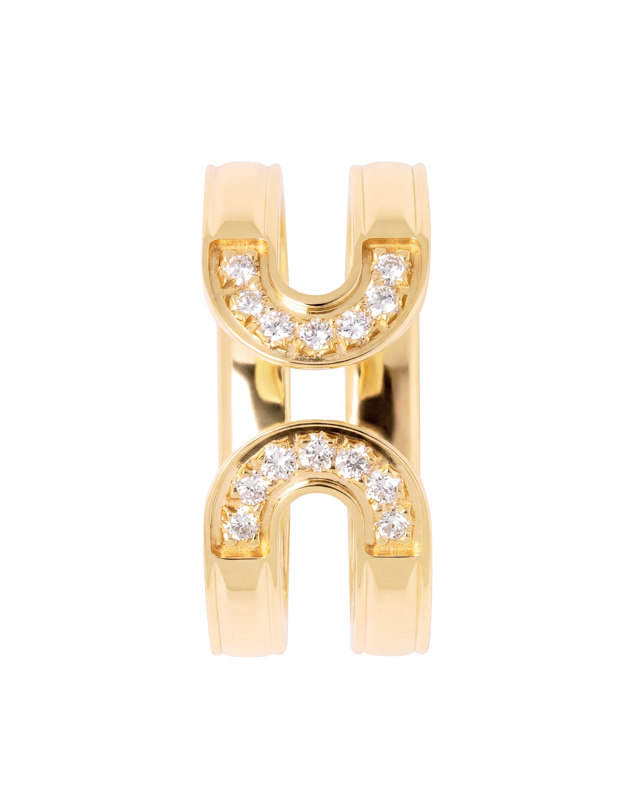 Enigma Ring in 18kt Rose Gold and Diamonds