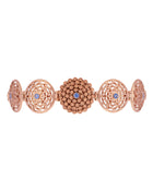 Mimosa Bracelet in 18kt Rose Gold and Blue Sapphires