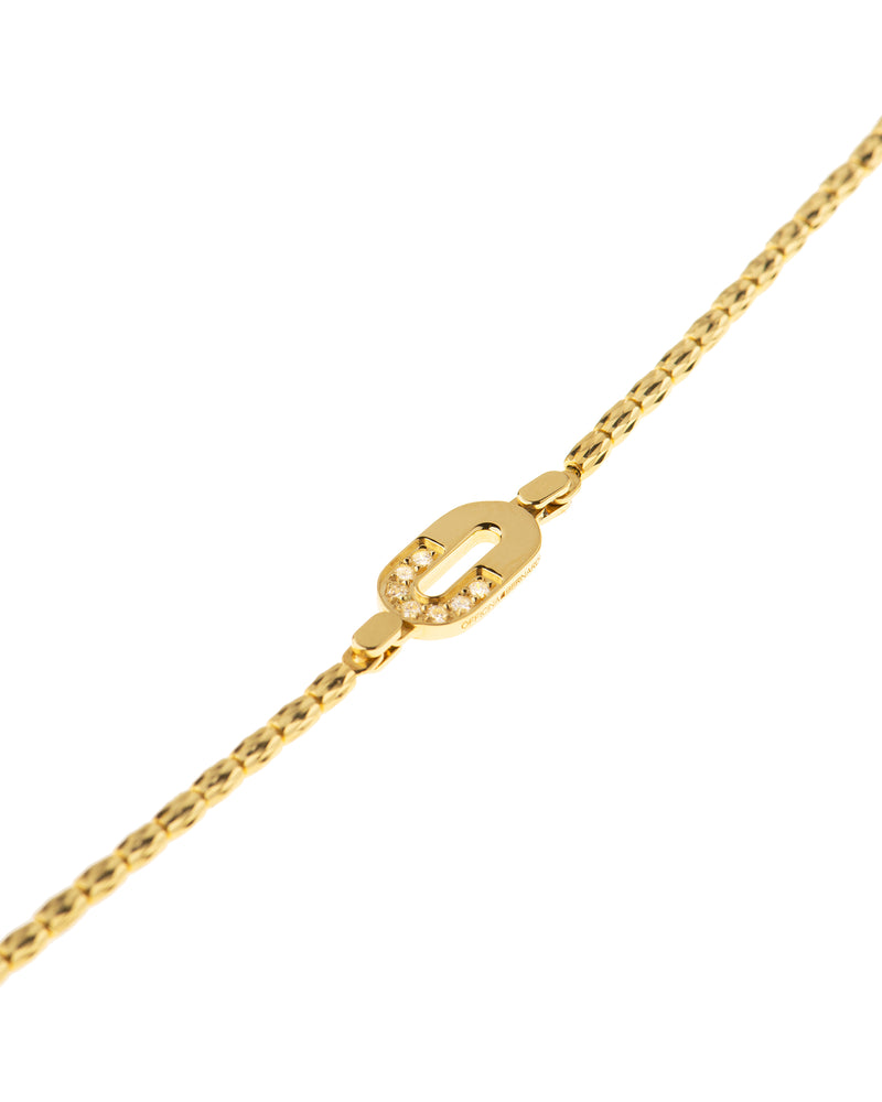 Dea Bracelet in 18kt Gold and Diamonds