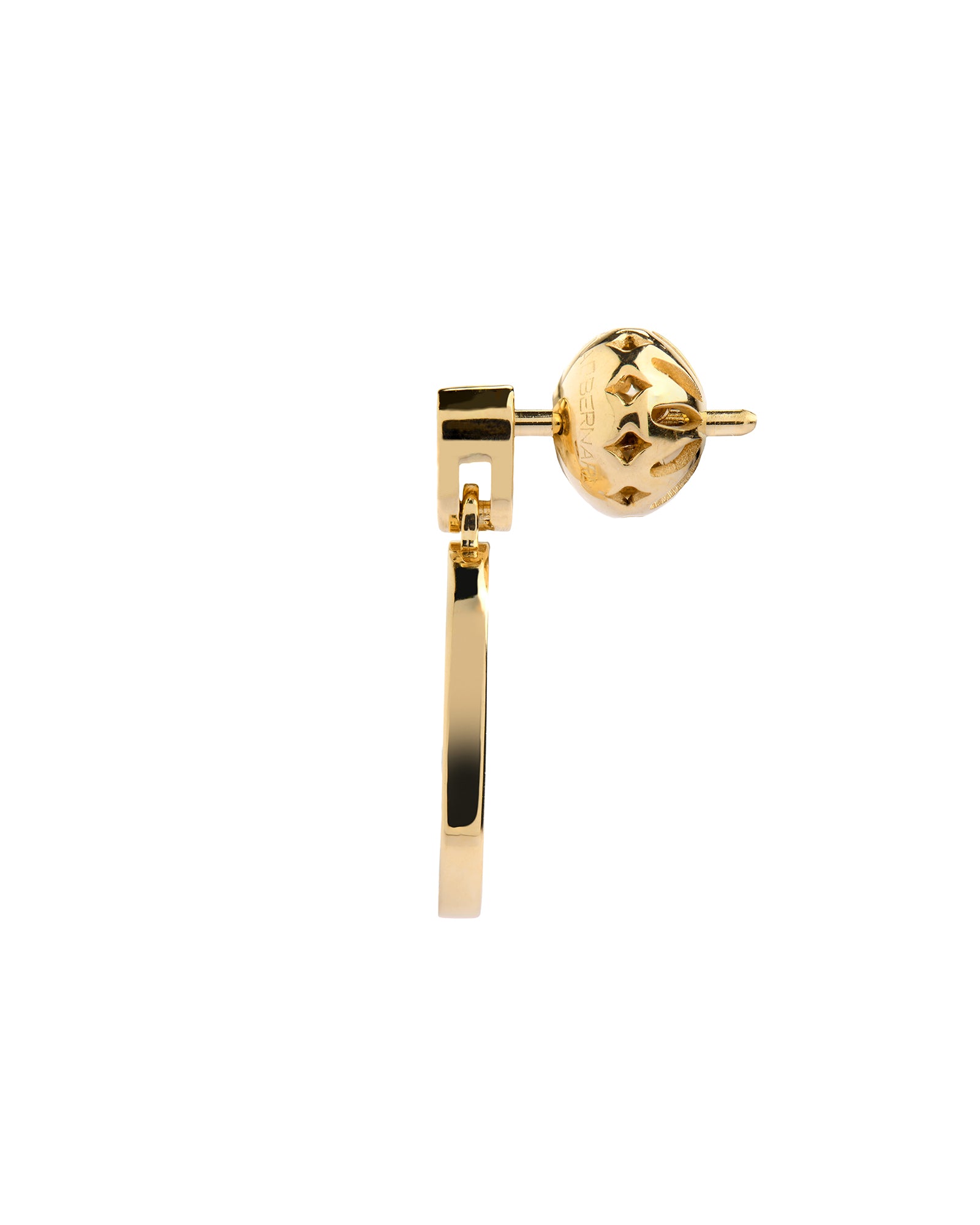 Goddess Earrings in 18kt Gold and Black Diamonds