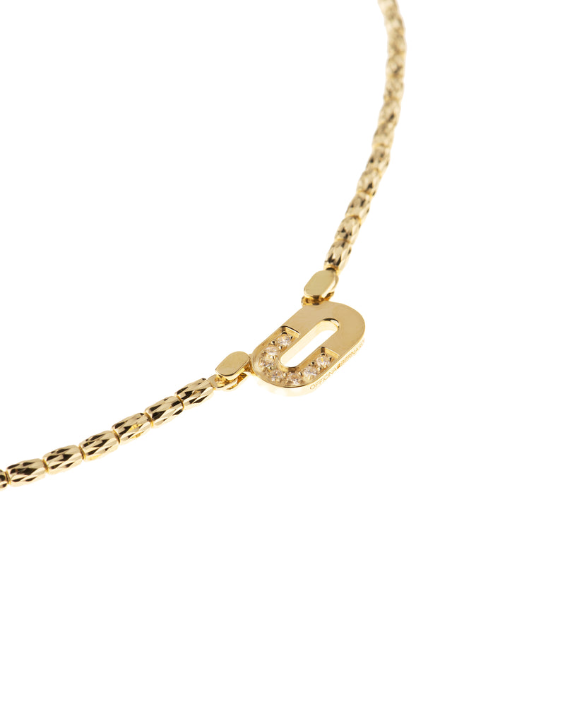 Goddess Necklace in 18kt Gold and Diamonds