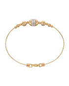Empire Bangle Bracelet in 18kt Gold and Diamonds