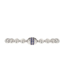 Empire Bracelet in 18kt White Gold and Sapphires