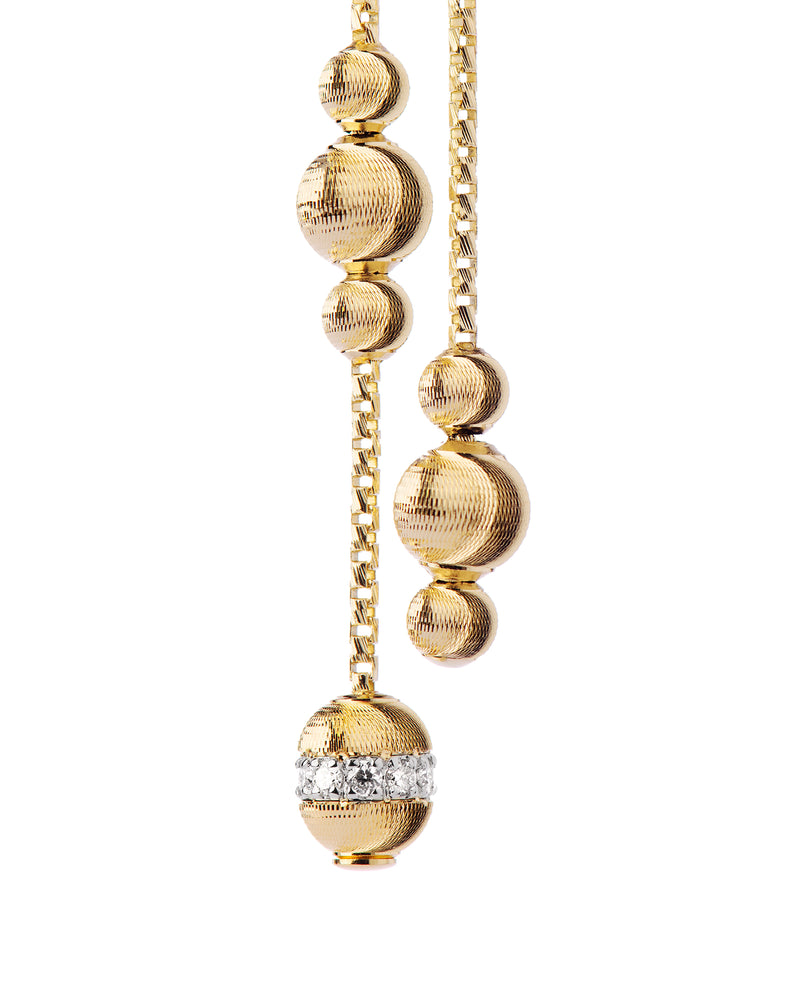 Empire Orecchini Drop in Oro 18kt e Diamanti