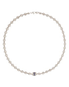 Empire Necklace in 18kt White Gold and Sapphires