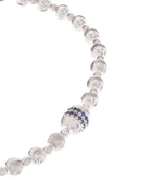 Empire Necklace in 18kt White Gold and Sapphires