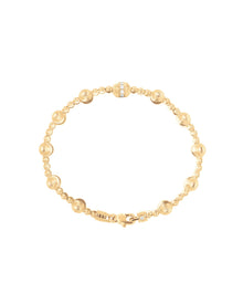 Empire S 18kt Yellow Gold and White Diamond Bracelet