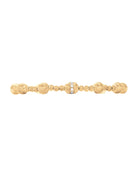 Empire S 18kt Yellow Gold and White Diamond Bracelet