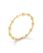 Empire S 18kt Yellow Gold and White Diamond Bracelet