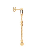 Empire S 18kt Yellow Gold and White Diamond Drop Earrings