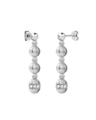 Empire S Orecchini in Oro Bianco 18kt e Diamanti Bianchi