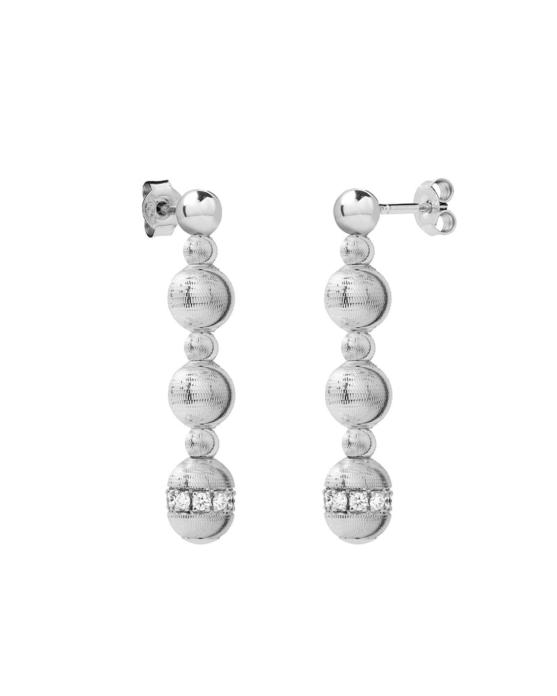 Empire Earrings in 18kt Gold and Diamonds