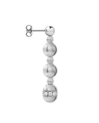 Empire S Orecchini in Oro Bianco 18kt e Diamanti Bianchi