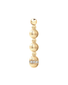 Empire S Orecchini in Oro Giallo 18kt e Diamanti Bianchi