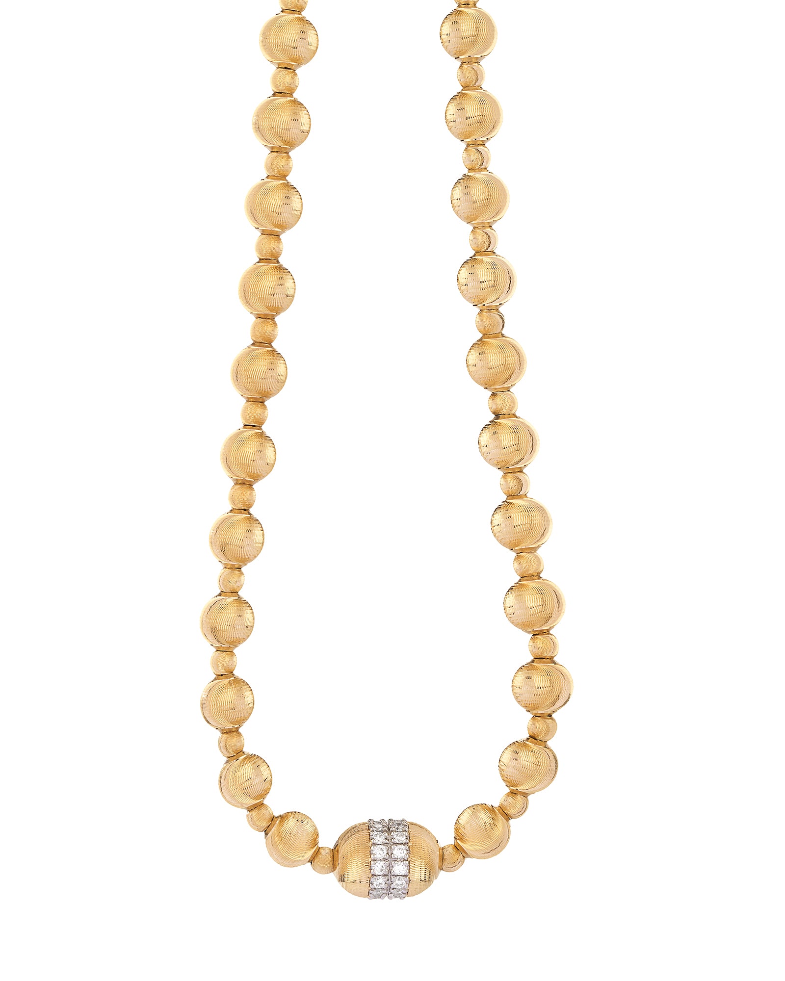 Empire Necklace in 18kt Gold and Diamonds