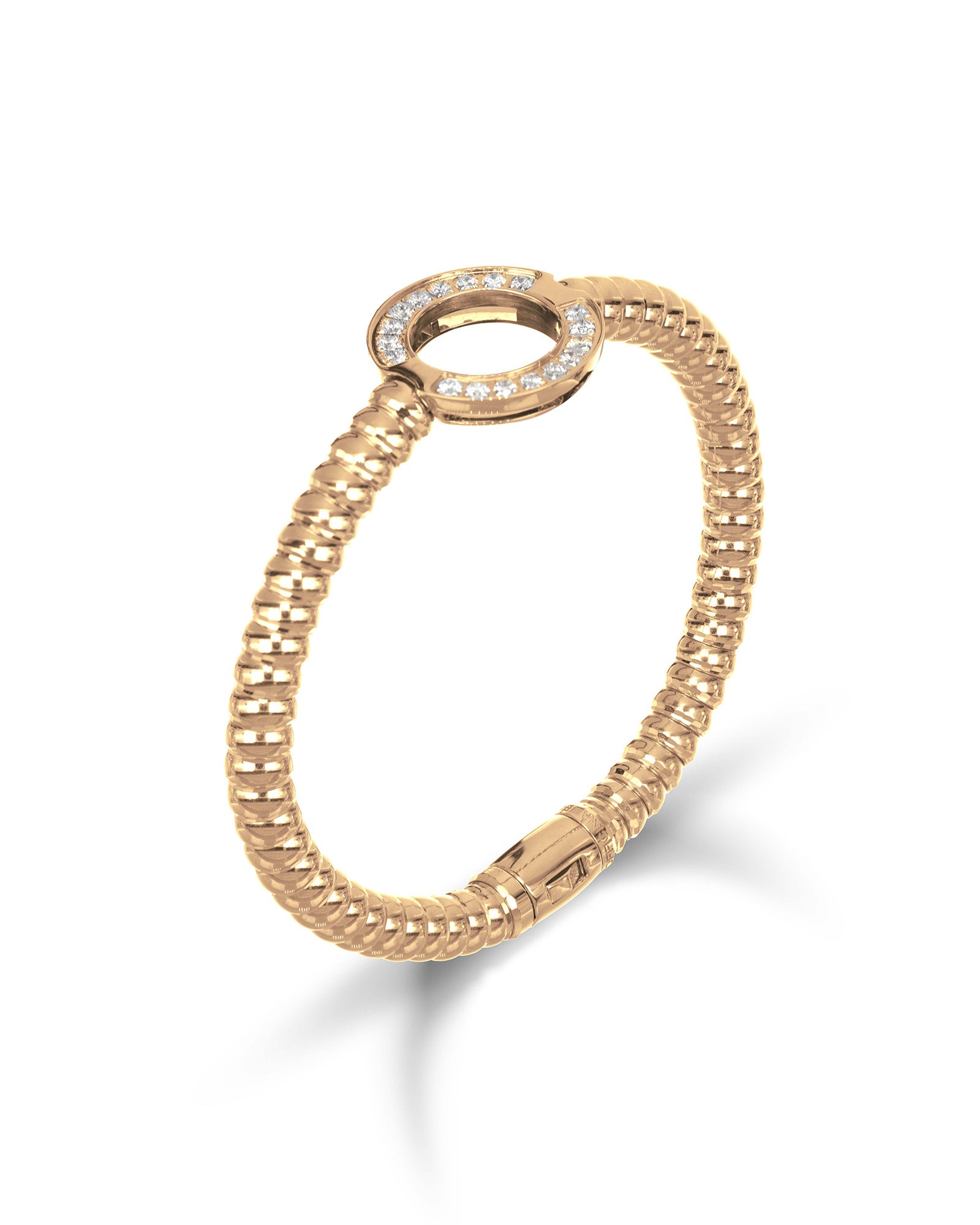 Enigma Bracelet in 18kt Rose Gold and Diamonds