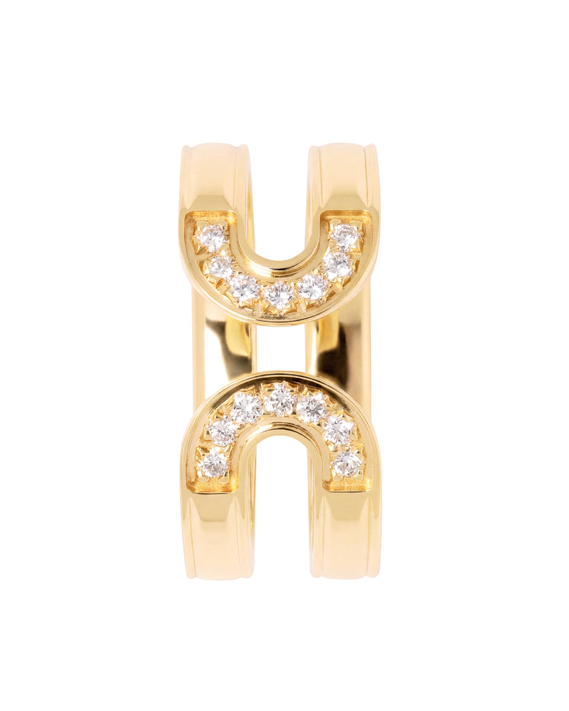 Enigma Ring in 18kt Rose Gold and Diamonds