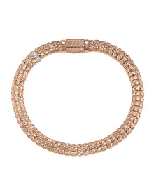 Enigma Bracelet in 18kt Rose Gold and Diamonds