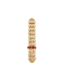 Enigma Earrings in 18kt Gold and Rubies