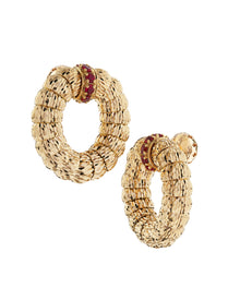 Enigma Orecchini in Oro 18kt e Rubini