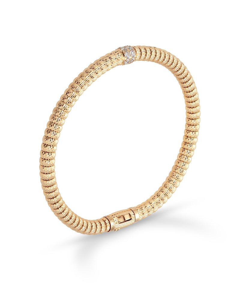 Enigma Bracelet in 18kt Rose Gold and Diamonds