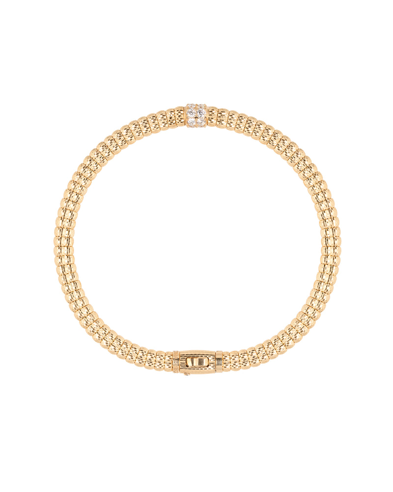 Enigma Bracelet in 18kt Rose Gold and Diamonds