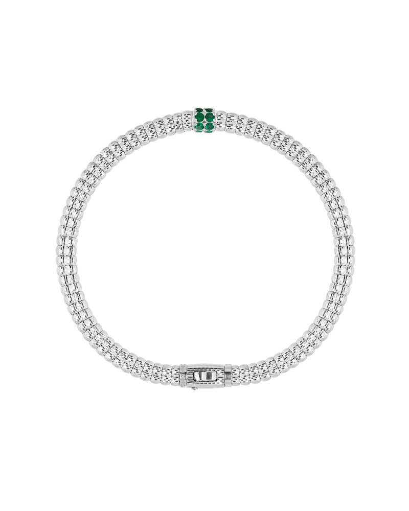 Enigma Bracelet in 18kt Rose Gold and Diamonds