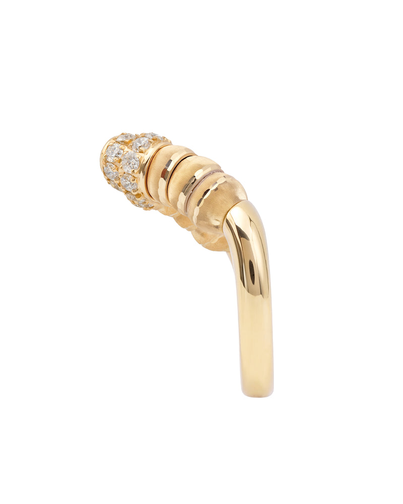 Enigma Ring in 18kt Rose Gold and Diamonds