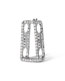 Enigma Clip in 18kt White Gold and Diamonds