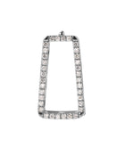Enigma Clip in 18kt White Gold and Diamonds