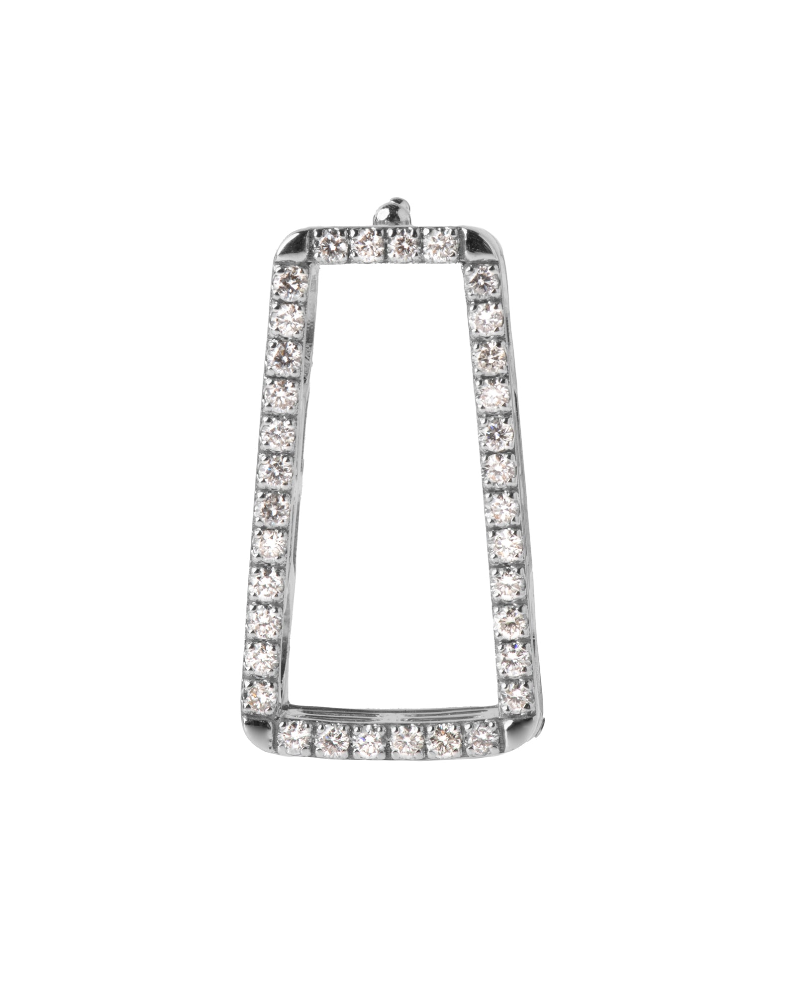 Enigma Clip in 18kt White Gold and Diamonds