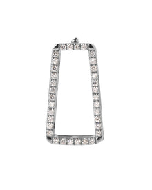 Enigma Clip in 18kt White Gold and Diamonds