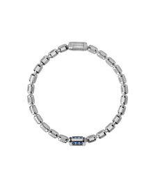 Lumen AC Bracelet in 18kt White Gold and Sapphires