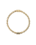 Lumen AC Bracelet in 18kt Gold and Black Diamonds