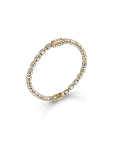 Lumen AC Bracelet in 18kt Yellow and White Gold with Diamonds
