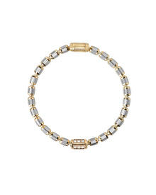 Lumen AC Bracelet in 18kt Yellow and White Gold with Diamonds