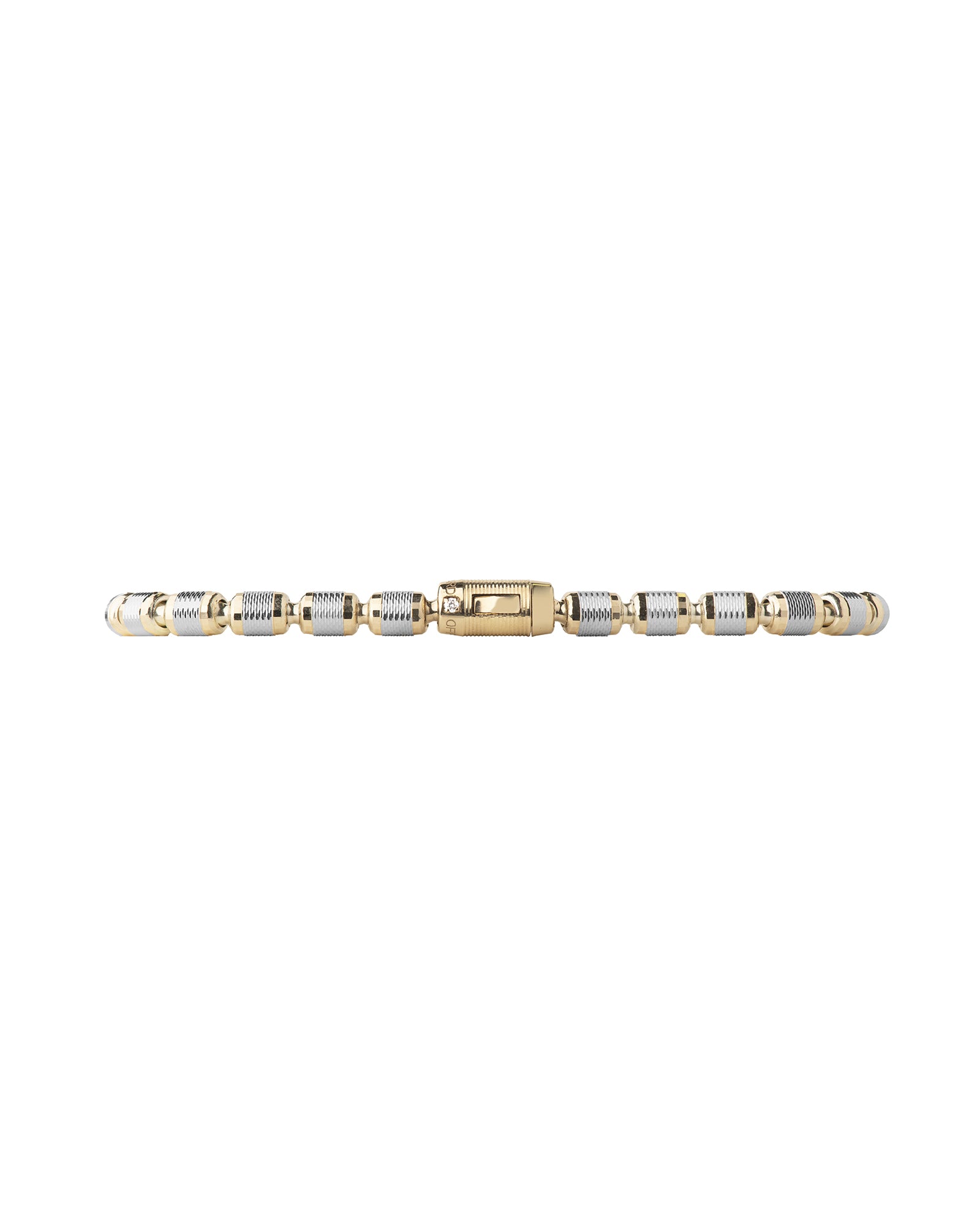 Lumen AC Bracelet in 18kt Yellow and White Gold with Diamonds