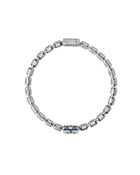 Lumen DC Bracelet in 18kt White Gold and Sapphires