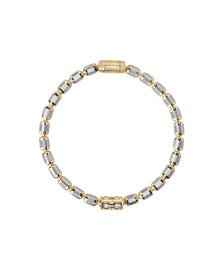 Lumen DC Bracelet in 18kt Yellow and White Gold with Diamonds