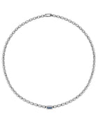 Lumen AC Necklace in 18kt White Gold and Sapphires