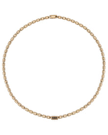 Lumen AC Necklace in 18kt Gold and Black Diamonds