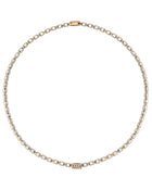 Lumen AC Necklace in 18kt Yellow and White Gold with Diamonds