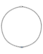 Lumen DC Necklace in 18kt White Gold and Sapphires