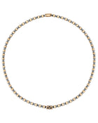 Lumen DC Necklace in 18kt Gold and Gun Metal with Black Diamonds