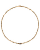 Lumen DC Necklace in 18kt Gold and Black Diamonds