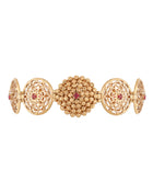 Mimosa Bracelet in 18kt Gold and Rubies
