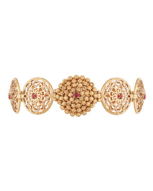 Mimosa Bracelet in 18kt Gold and Rubies