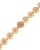 Mimosa Bracelet in 18kt Gold and Rubies