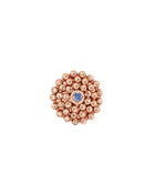 Mimosa Earrings in 18kt Rose Gold and Blue Sapphire