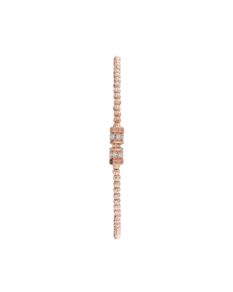 Moon Bracelet in 18kt Gold and Rubies